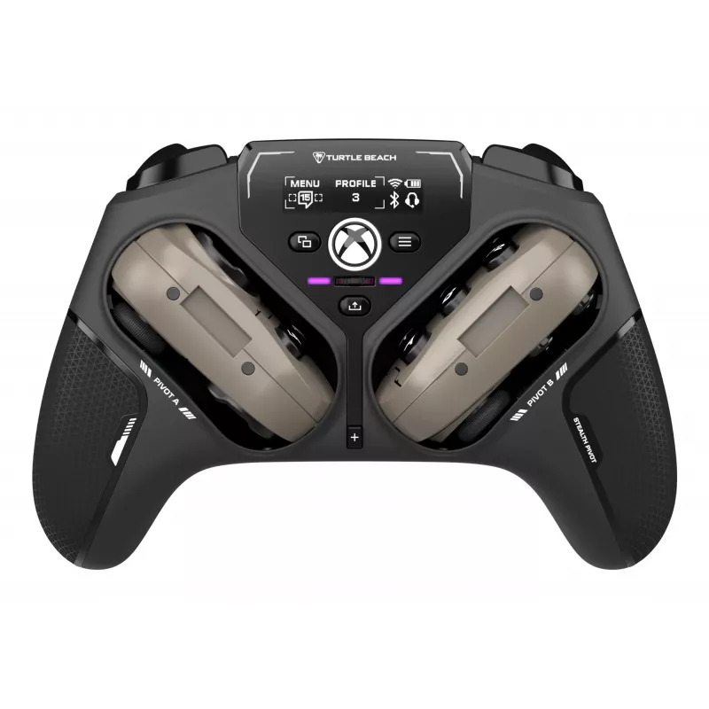 Turtle Beach Stealth Pivot Wireless Smart Game Controller with Rotating Modules, Display Dashboard, Hall-Effect Sticks, Remappable Buttons for Windows PC, Xbox Series X or S and Xbox One