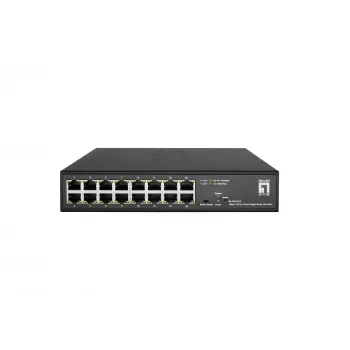 Managed Switch LevelOne Hilbert 10” 16-Port Gigabit Smart Lite Switch
