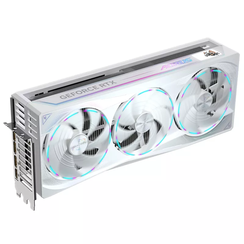 Graphics Card GIGABYTE AORUS GeForce RTX 5090 STEALTH ICE 32G 32GB GDDR7 512bit PCI-E 5.0 2655MHz