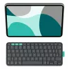 Keyboard folio case Logitech Flip Folio QWERTZ German for iPad Pro/Air 11-inch, Bluetooth, Graphite, battery 90 mAh