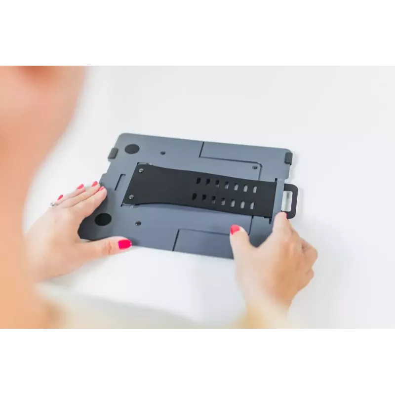 Laptop stand BakkerElkhuizen FlexTop 170 Black Dark Grey Aluminium Rubber Steel