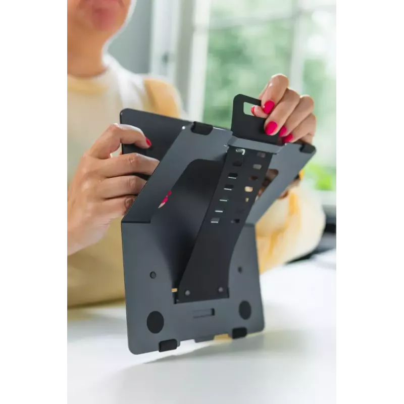 Laptop stand BakkerElkhuizen FlexTop 170 Black Dark Grey Aluminium Rubber Steel