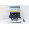 Laptop stand BakkerElkhuizen FlexTop 170 Black Dark Grey Aluminium Rubber Steel