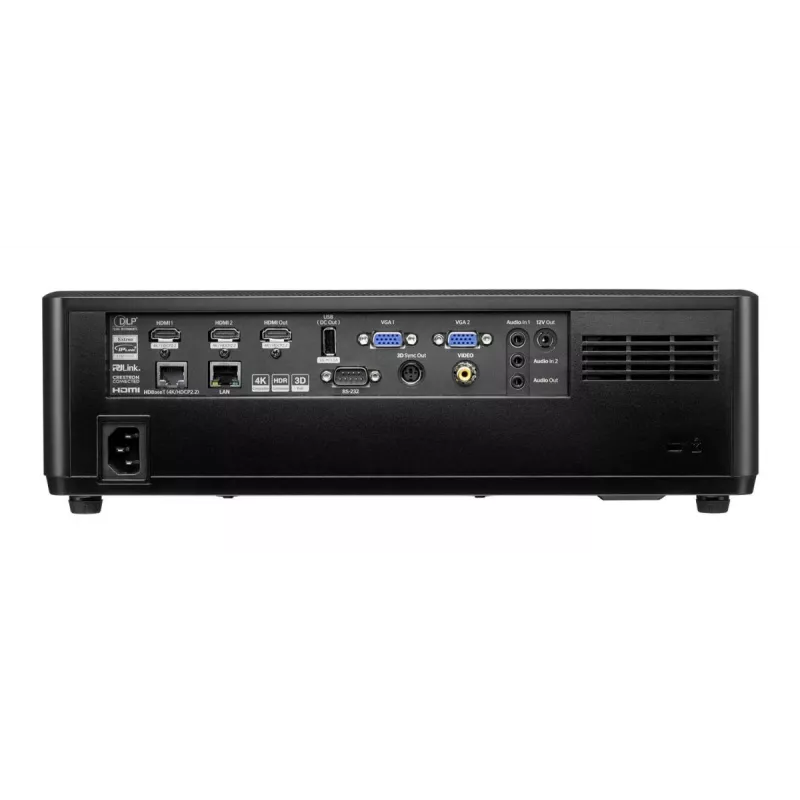 Optoma ZU607TST Short Throw Laser Projector, DLP, WUXGA 1920x1200, 6000 ANSI Lumens, Black