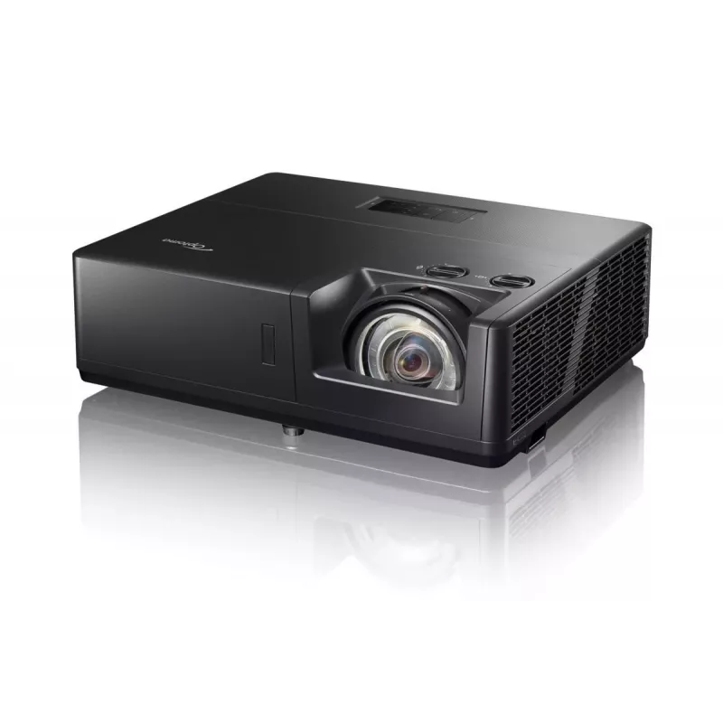 Optoma ZU607TST Short Throw Laser Projector, DLP, WUXGA 1920x1200, 6000 ANSI Lumens, Black