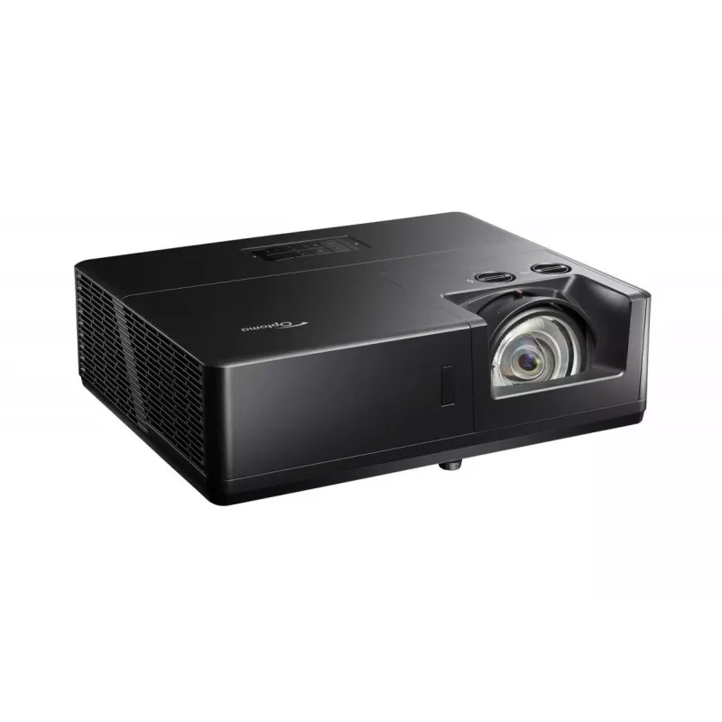 Optoma ZU607TST Short Throw Laser Projector, DLP, WUXGA 1920x1200, 6000 ANSI Lumens, Black