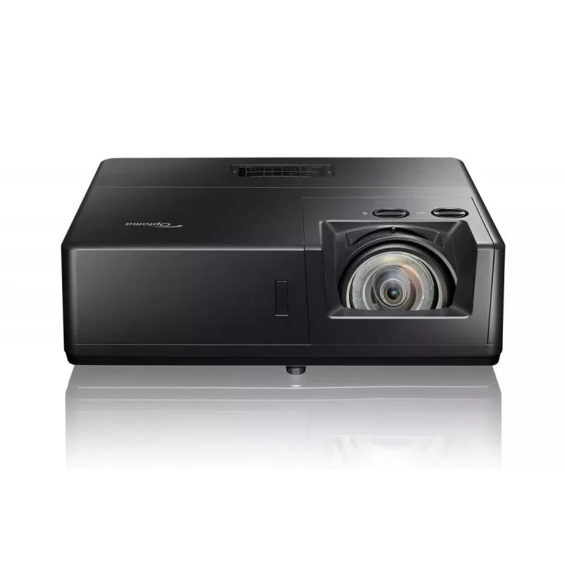 Optoma ZU607TST Short Throw Laser Projector, DLP, WUXGA 1920x1200, 6000 ANSI Lumens, Black