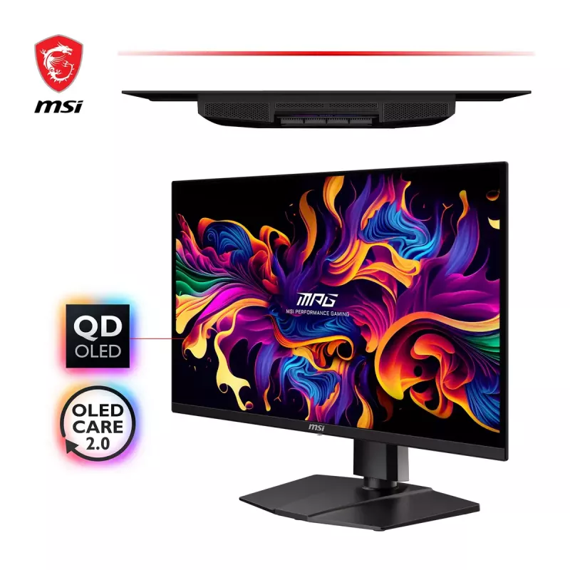 MSI MPG 321URXDE QD-OLED computer monitor 80 cm (31.5 inch) 3840 x 2160 pixels 4K Ultra HD Black