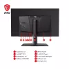 MSI MPG 321URXDE QD-OLED computer monitor 80 cm (31.5 inch) 3840 x 2160 pixels 4K Ultra HD Black