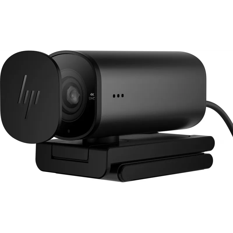 HP 965 4K Streaming Webcam, 8 MP, 3840 x 2160 pixels, Full HD, 60 fps, 1280x720@30fps, 1280x720@60fps, 1920x1080@30fps, 1920x1080@60fps, 3840x2160@30fps, USB