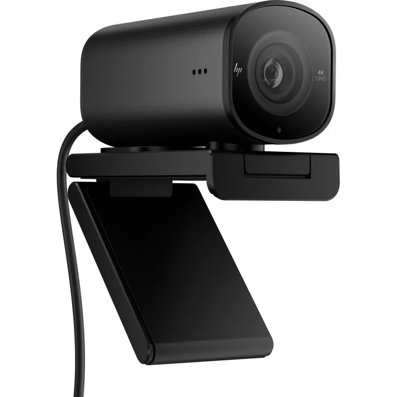 HP 965 4K Streaming Webcam, 8 MP, 3840 x 2160 pixels, Full HD, 60 fps, 1280x720@30fps, 1280x720@60fps, 1920x1080@30fps, 1920x1080@60fps, 3840x2160@30fps, USB