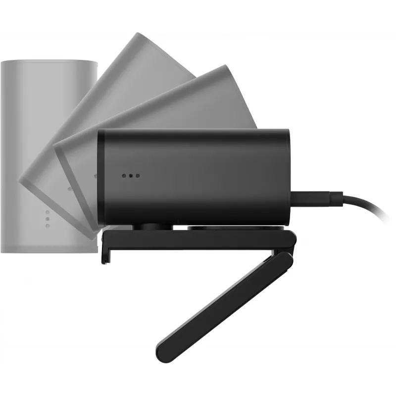 HP 965 4K Streaming Webcam, 8 MP, 3840 x 2160 pixels, Full HD, 60 fps, 1280x720@30fps, 1280x720@60fps, 1920x1080@30fps, 1920x1080@60fps, 3840x2160@30fps, USB