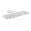 HP 225 Wired Mouse and Keyboard Combo, Full-size (100%), Wired, USB, White, Mouse included