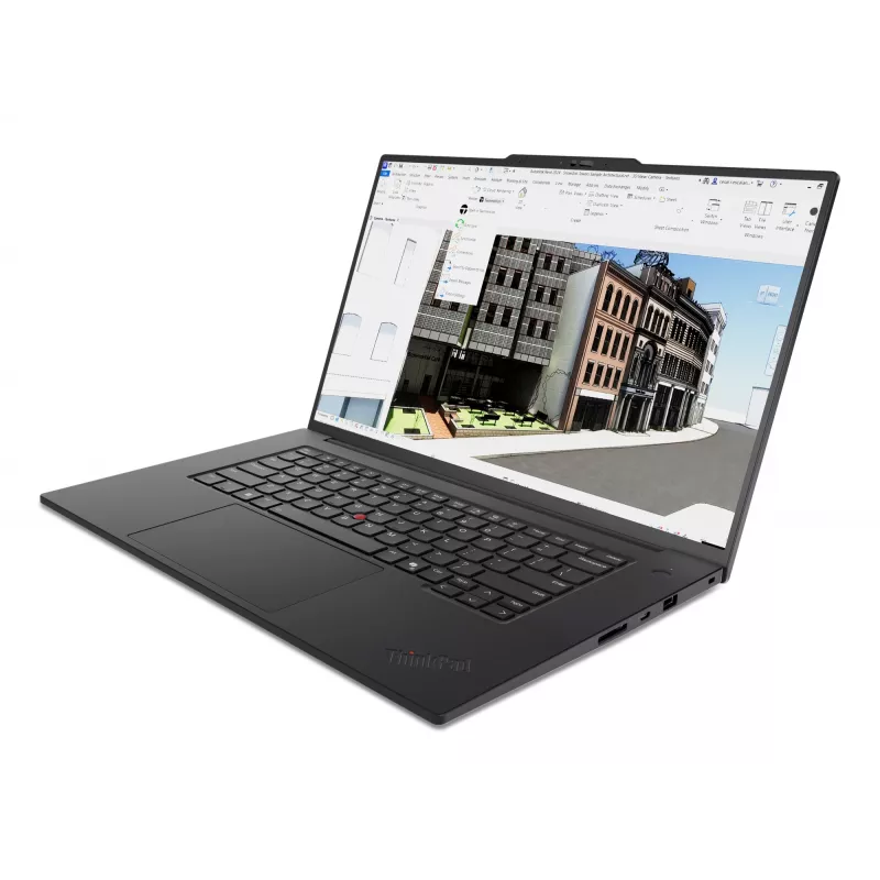 Lenovo ThinkPad T1g Gen 8 Intel Core Ultra 7 255H Laptop 40.6 cm (16 inch) WUXGA 32 GB LPDDR5x-SDRAM 1 TB SSD NVIDIA GeForce RTX 5060 Wi-Fi 7 (802.11be) Windows 11 Pro German Black