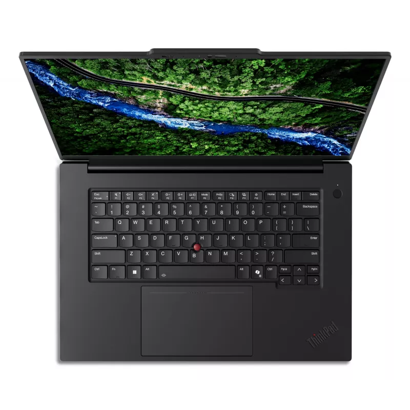 Lenovo ThinkPad T1g Gen 8 Intel Core Ultra 7 255H Laptop 40.6 cm (16 inch) WUXGA 32 GB LPDDR5x-SDRAM 1 TB SSD NVIDIA GeForce RTX 5060 Wi-Fi 7 (802.11be) Windows 11 Pro German Black