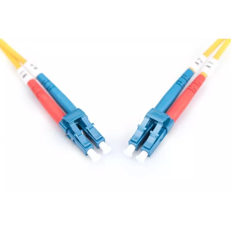 DIGITUS Fiber Optic Patch Cord, LC to LC OS2, Singlemode 09/125 µ, Duplex, Length 3m