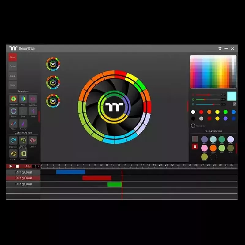 Fan Thermaltake Riing Quad 12 RGB