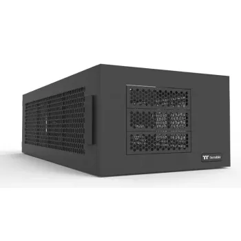 Thermaltake AX100 Black Full Tower Pedestal Expansion for AX700, 8x 2.5 inch/3.5 inch Bays, Dual 560mm Radiator Support, SPCC & Tempered Glass