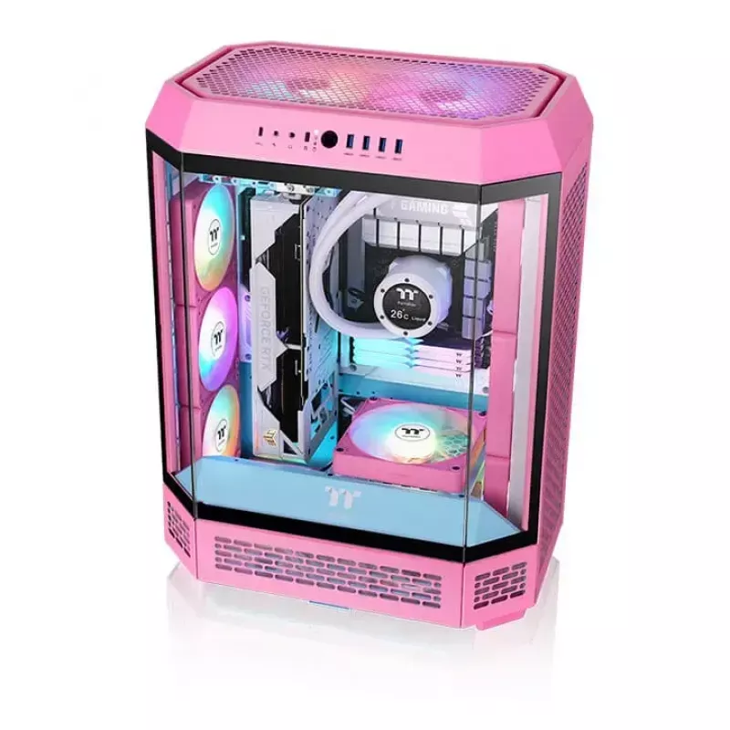 Thermal cooler Thermaltake CT140 EX ARGB 14 cm Pink 500-1800 RPM