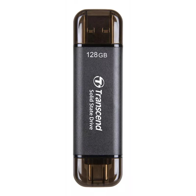 TRANSCEND Esd310c - 128GB Portable SSD - USB Type-a / USB Type-c