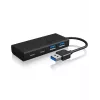 ICY BOX IB-HUB1426-U3 USB 3.2 Gen 1 (3.1 Gen 1) Type-A 5000 Mbit/s Black