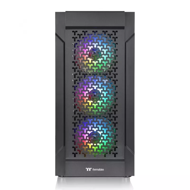 THERMALTAKE Chassis Mid Tower - Versa T27 TG ARGB - Black