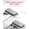 ICY BOX 10-in-1 USB4 Type-C DockingStation with dual video output