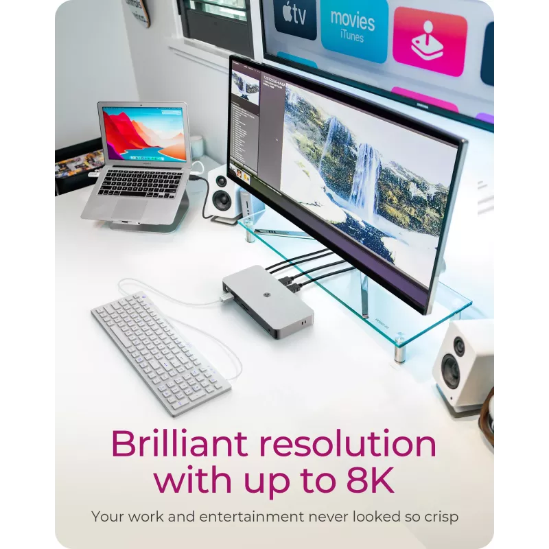 ICY BOX 10-in-1 USB4 Type-C DockingStation with dual video output