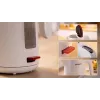 Electric kettle Bosch TWK2M161, 1.7 L, 2400 W, white, plastic housing, 360° base
