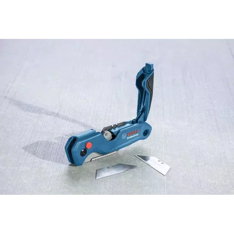 Bosch 1 600 A02 7M4 utility knife Blue, Stainless steel Folding blade knife