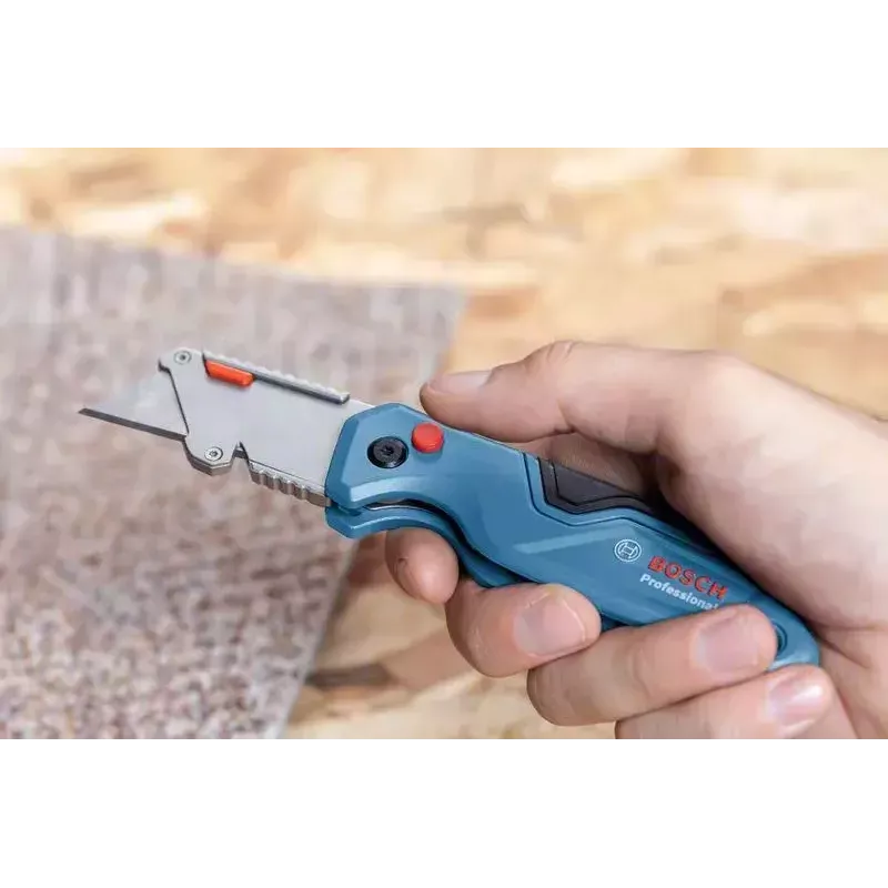 Bosch 1 600 A02 7M4 utility knife Blue, Stainless steel Folding blade knife