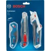 Bosch 1 600 A02 7M4 utility knife Blue, Stainless steel Folding blade knife