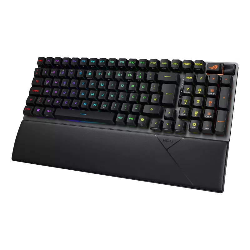 ASUS ROG Strix Scope II 96 RX Wireless keyboard Gaming USB + RF Wireless + Bluetooth Black