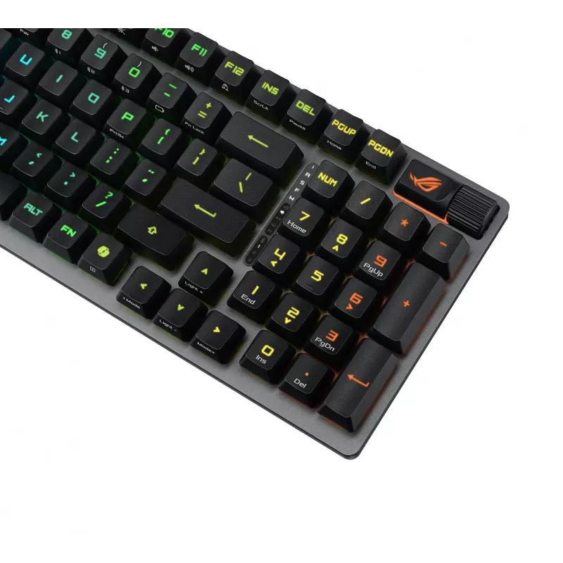 ASUS ROG Strix Scope II 96 RX Wireless keyboard Gaming USB + RF Wireless + Bluetooth Black