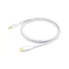 Equip USB 3.2 Gen 2 Type-C to C, M/M, 0.5m, 5A, 0.5 m, USB C, USB C, USB 3.2 Gen 2 (3.1 Gen 2), 10 Gbit/s, Silver, White