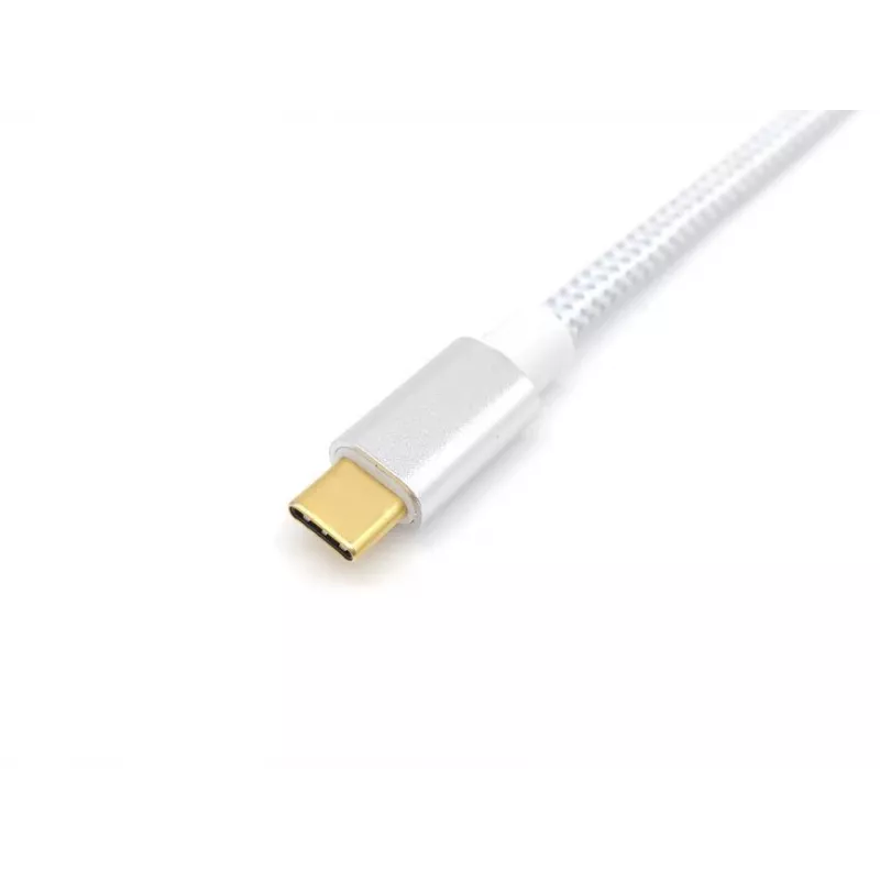 Equip USB 3.2 Gen 2 Type-C to C, M/M, 0.5m, 5A, 0.5 m, USB C, USB C, USB 3.2 Gen 2 (3.1 Gen 2), 10 Gbit/s, Silver, White