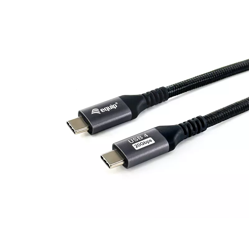 Equip USB4 Gen 2x2 C to C Cable, M/M, 2.0m, 4K/60Hz, 20Gbps, PD 100W