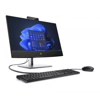 HP ProOne 440 G9 Intel® Core™ i3 i3-13100T 60.5 cm (23.8 inch) 1920 x 1080 pixels Touchscreen All-in-One PC 16 GB DDR4-SDRAM 512 GB SSD Windows 11 Pro Wi-Fi 6E (802.11ax) Black, Silver