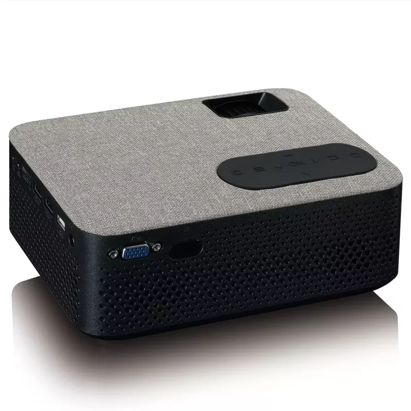 Lenco LPJ-700BKGY Standard throw projector LED 1080p Black