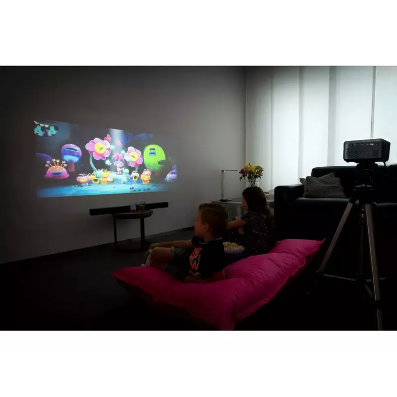 Lenco LPJ-700BKGY Standard throw projector LED 1080p Black