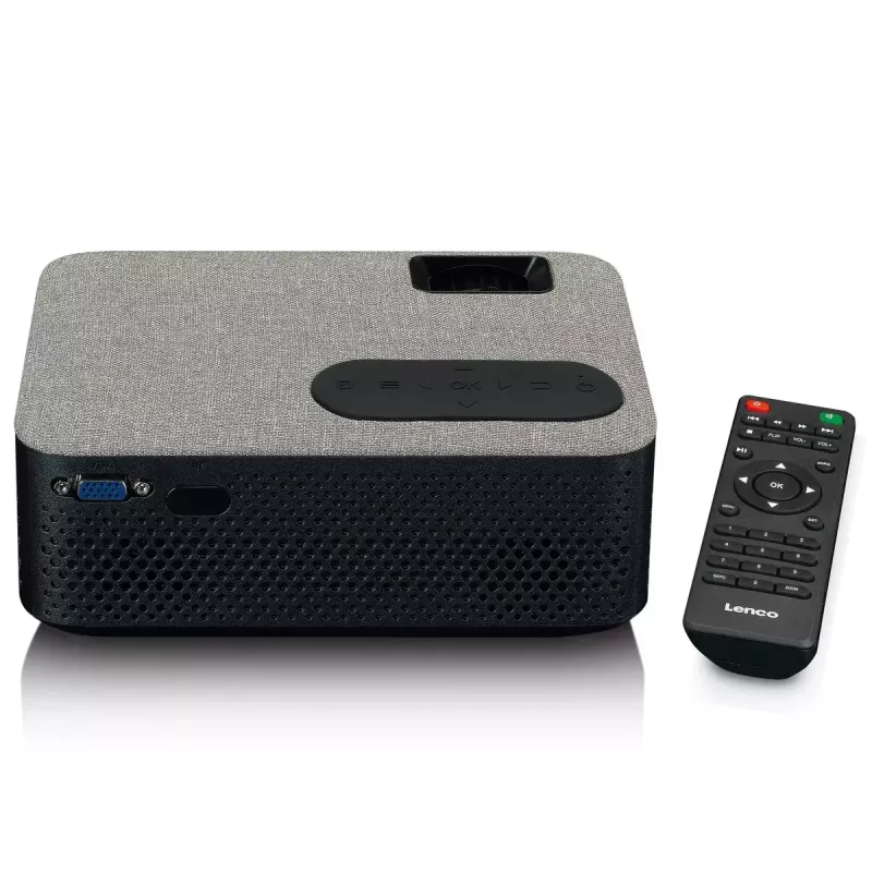 Lenco LPJ-700BKGY Standard throw projector LED 1080p Black