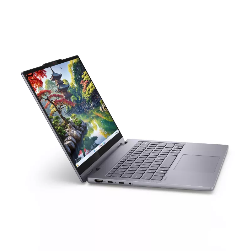 Lenovo IdeaPad 5 2-in-1 14IAL10 Intel Core Ultra 5 225H Hybrid (2-in-1) 35.6 cm (14 inch) Touchscreen WUXGA 16 GB LPDDR5x-SDRAM 512 GB SSD Wi-Fi 7 (802.11be) Windows 11 Home German Grey