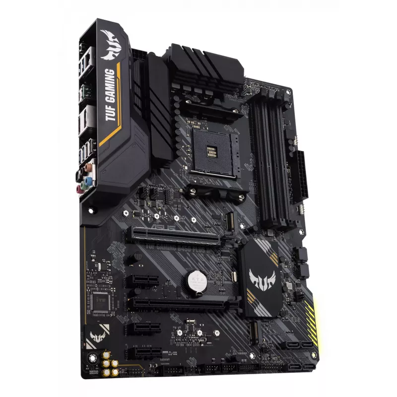 Motherboard ASUS TUF GAMING B450-PLUS II ATX, AMD B450, Socket AM4, 4×DIMM DDR4, 128GB, 1×M.2, 6×SATA, HDMI 2.0b, DP1.2, Gigabit LAN