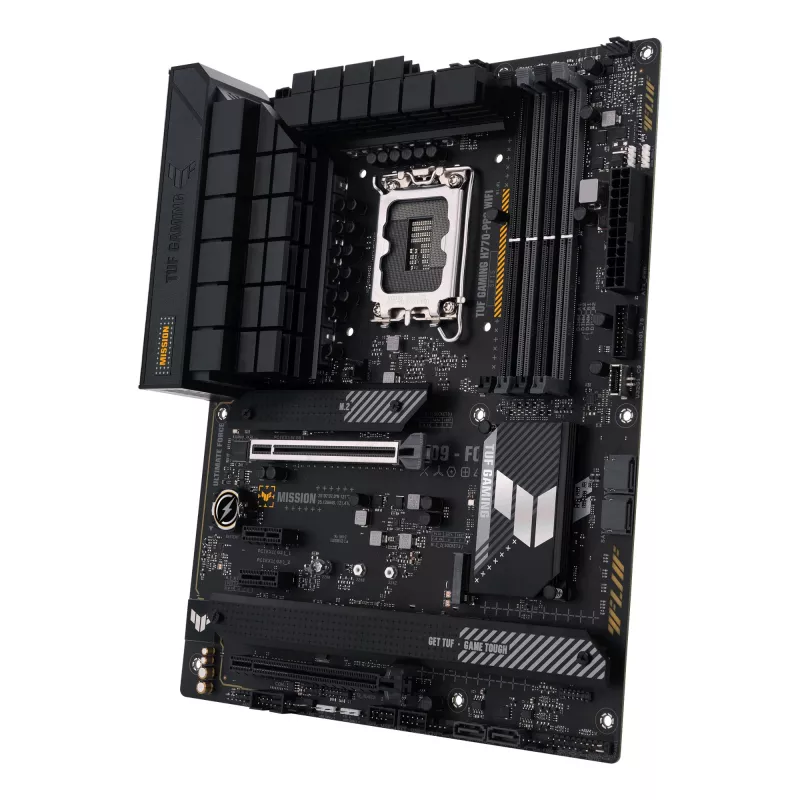 Motherboard ASUS TUF GAMING H770-PRO WIFI — Intel H770, LGA 1700, ATX, DDR5, 4x DIMM, 128GB, Wi‑Fi 6, 2.5Gb LAN, 4x M.2