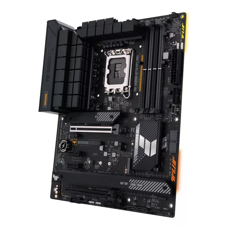 Motherboard ASUS TUF GAMING H770-PRO WIFI — Intel H770, LGA 1700, ATX, DDR5, 4x DIMM, 128GB, Wi‑Fi 6, 2.5Gb LAN, 4x M.2