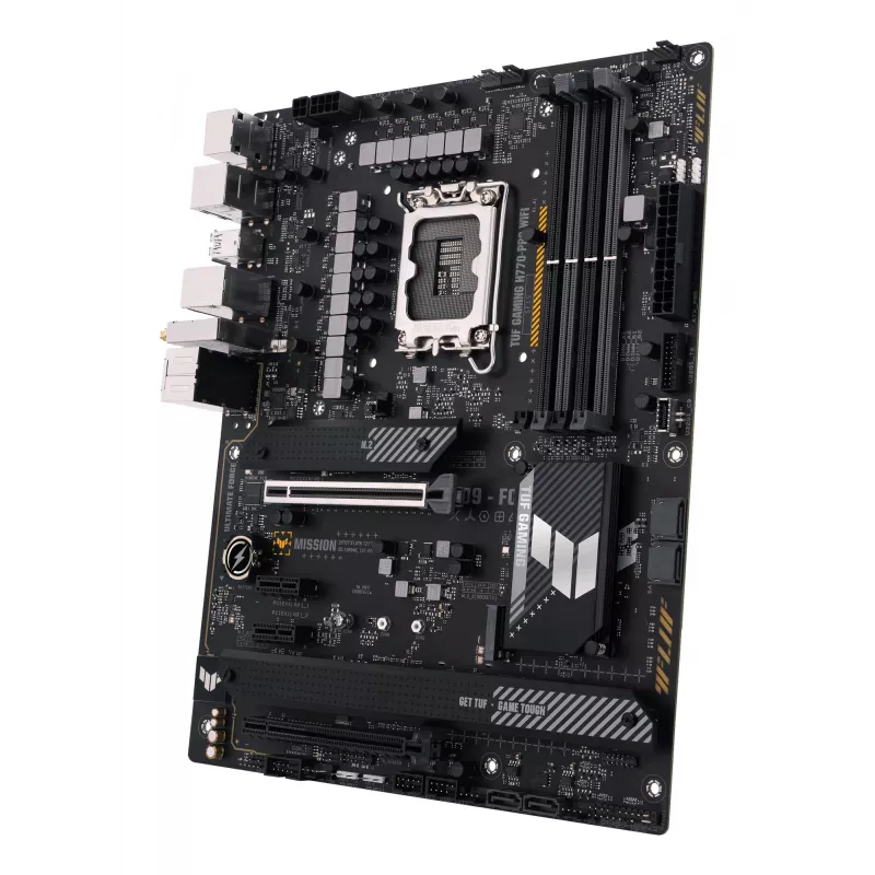 Motherboard ASUS TUF GAMING H770-PRO WIFI — Intel H770, LGA 1700, ATX, DDR5, 4x DIMM, 128GB, Wi‑Fi 6, 2.5Gb LAN, 4x M.2