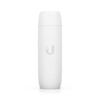 PoE adapter UBIQUITI UACC-ADAPTER-POE-USBC — 48V input, 5V 0.25A output, compact 30.4×30.4×95mm, white