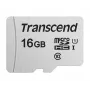 TRANSCEND Micro Sdhc Card 300s 16GB Uhs-i U1 Without Adapter