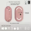 Logitech Pebble 2 Combo Wireless Keyboard Mouse Pink QWERTY