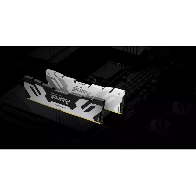 Kingston Technology FURY 64GB 6400MT/s DDR5 CL32 DIMM (Kit of 2) Renegade Silver XMP